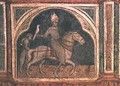 The Bishop with a Falcon after Giotto 1450 - Nicolo & Stefano da Ferrara Miretto