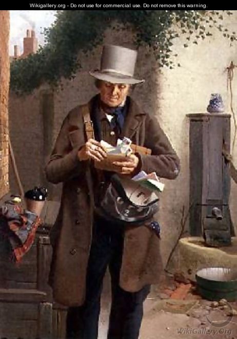 The Village Postman - William Edward Millner