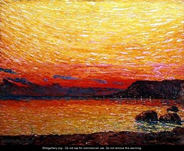 Sunset on Coast - Professor Filiberto Minozzi