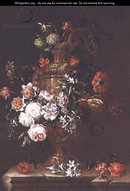Still Life of flowers in an Urn - Jean-Baptiste Monnoyer