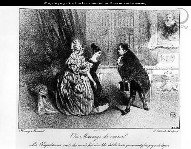 A Marriage of Convenience 1840 - Henri Bonaventure Monnier