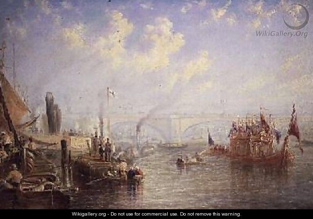 The Thames Near London Bridge - Francis Moltino