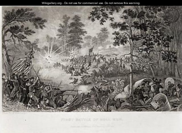 The First Battle of Bull Run 21st July 1861 - (after) Momberger, William