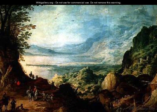Landscape with Sea and Mountains - Joos or Josse de, The Younger Momper