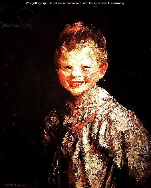 Laughing Child, Henri, 1907 - Robert Henri