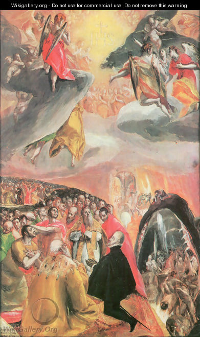 The Adoration of the Name of Jesus - El Greco (Domenikos Theotokopoulos)
