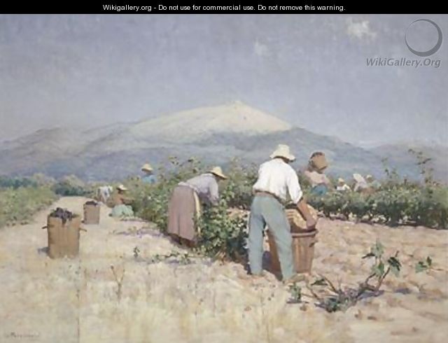 Vintage Harvest in Provence 1890 - Frédéric Montenard