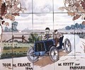 De Knyff driving a Panhard car in the Tour de France of 1899 - Ernest Montaut