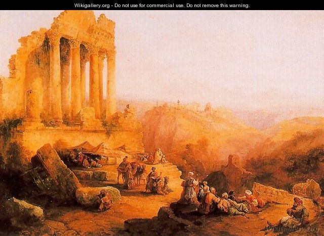Ruinas en las inmediaciones de Jerusalén - Antonio Munoz Degrain