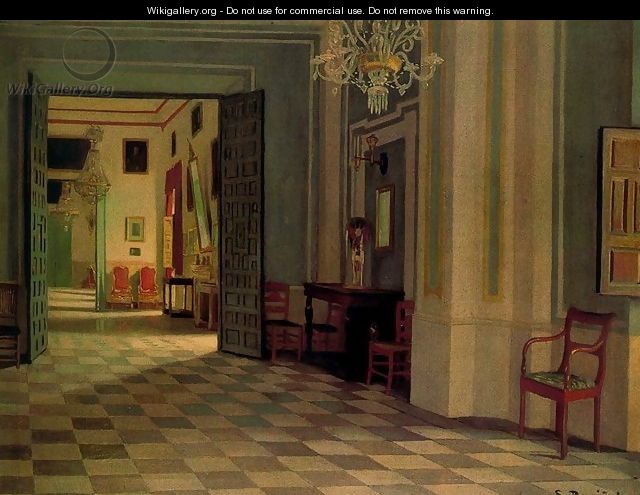 Interior del Palacio de Viznar - Santiago Rusinol i Prats