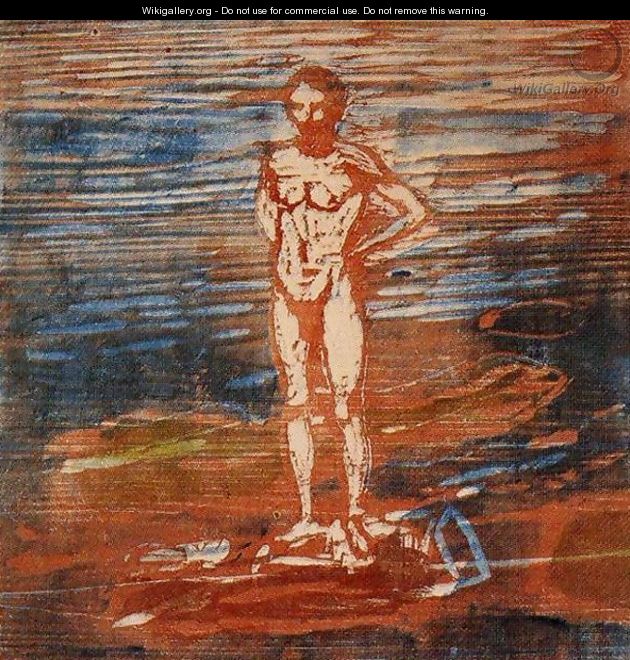 Man Bathing - Edvard Munch