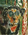 Head of a Dog - Edvard Munch