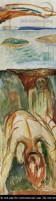 Fragment of War (The Storm) - Edvard Munch