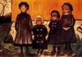 Four Girls at Asgardstrand - Edvard Munch