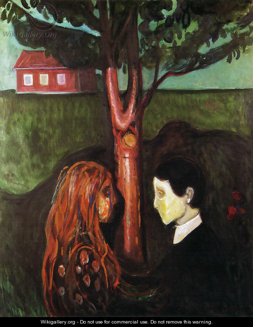 Eyes in eyes 1884 - Edvard Munch