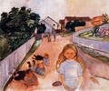 Street in Asgardstrand - Edvard Munch