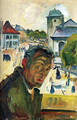 Self-Portrait in Bergen - Edvard Munch