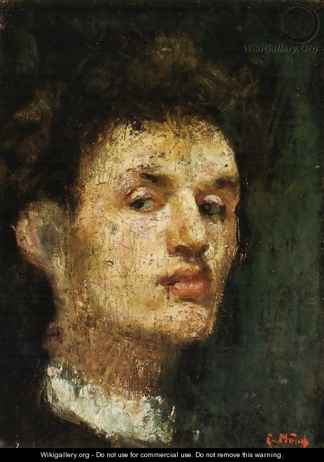 Self-Portrait 1886 - Edvard Munch