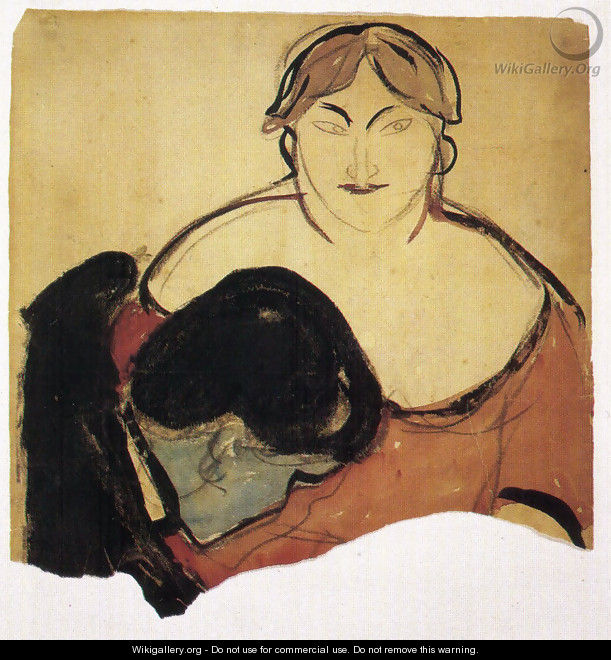 Young man and prostitute 1893 - Edvard Munch