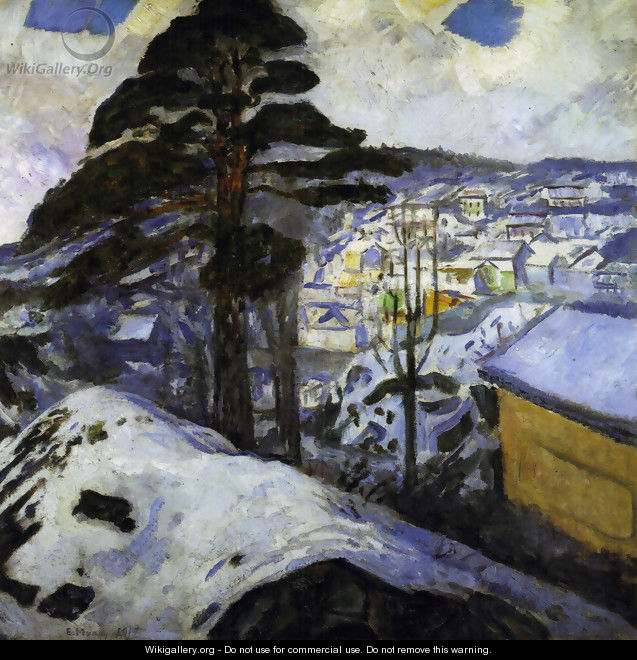 Winter at Kragerö 1912 - Edvard Munch