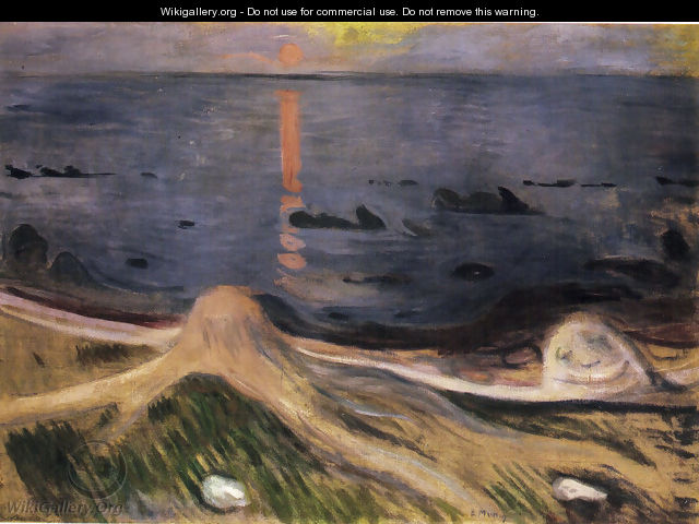 The Mystery of a Summer Night - Edvard Munch
