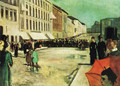 The Military Band on Karl Johan Street - Edvard Munch