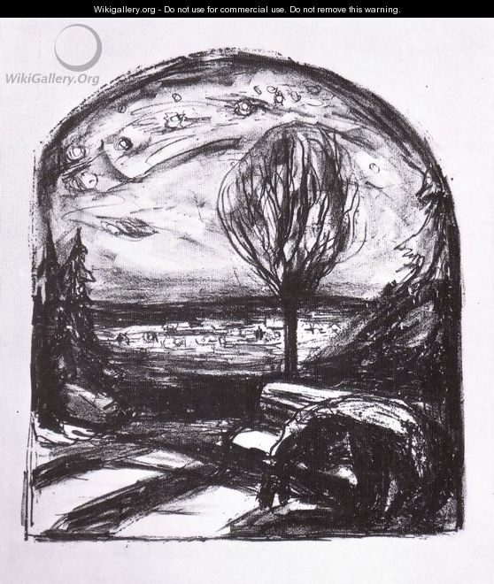 nuit étoilée 1920 - Edvard Munch