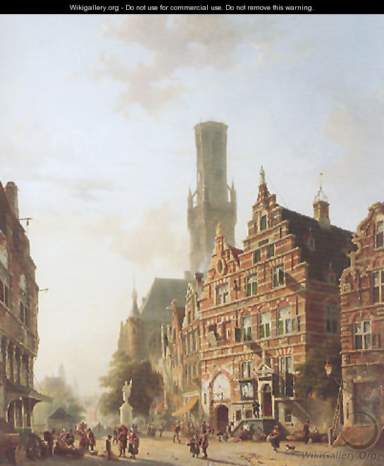 The Belfry at Bruges - Adrianus Eversen