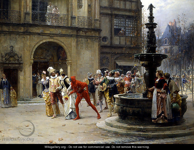 A Masquerade in XVII century - Adrien Moreau