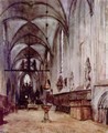 Chorus of the old abbey church in Berlin - Adolph von Menzel