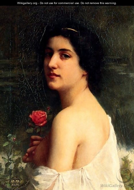 The Pink Rose - William-Adolphe Bouguereau