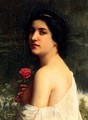 The Pink Rose - William-Adolphe Bouguereau