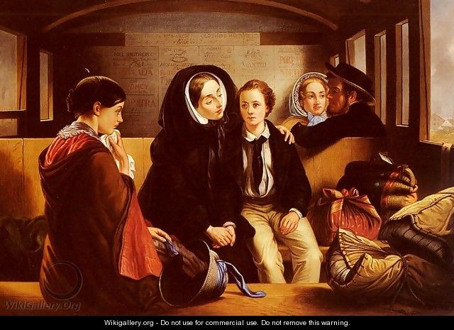 Second Class, The Parting - Abraham Solomon