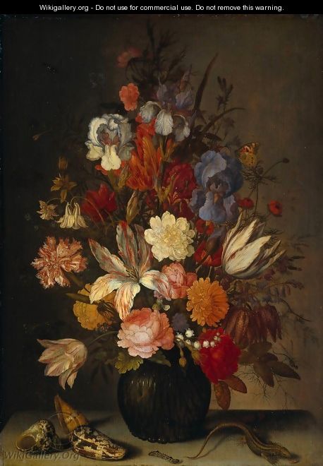Still Life with Flowers 2 - Balthasar Van Der Ast