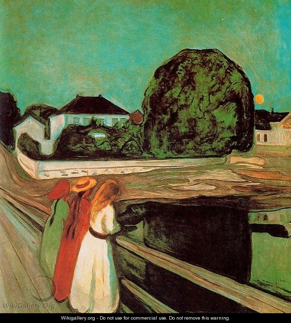 At the bridge 2 - Edvard Munch