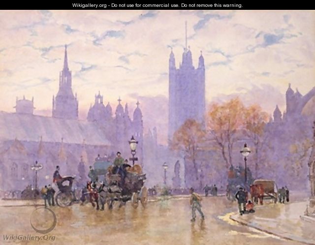 Morning in Parliament Square 1889 - Herbert Menzies Marshall
