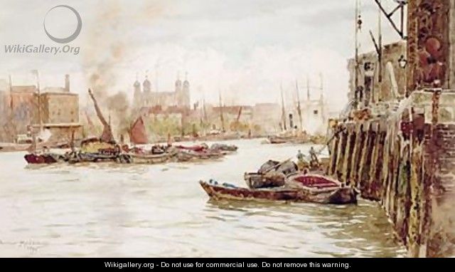 Port of London Upper Pool 1896 - Herbert Menzies Marshall
