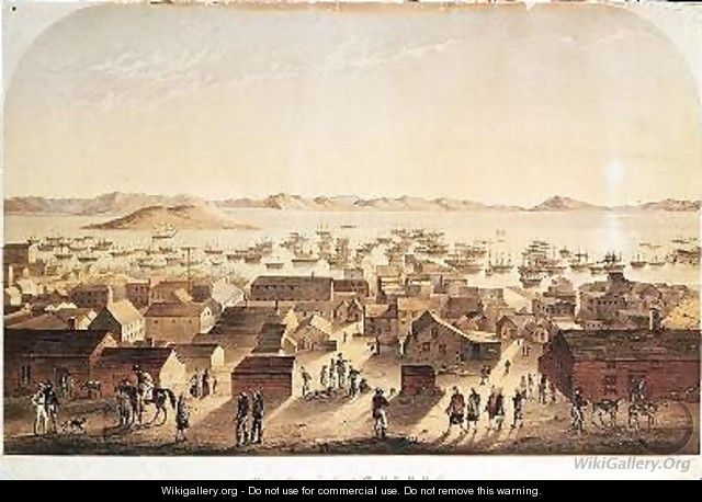 A General View of San Francisco - (after) Marryat, Francis Samuel