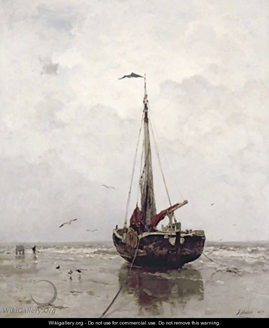 The Fishing Boat 1878 - Jacob Henricus Maris