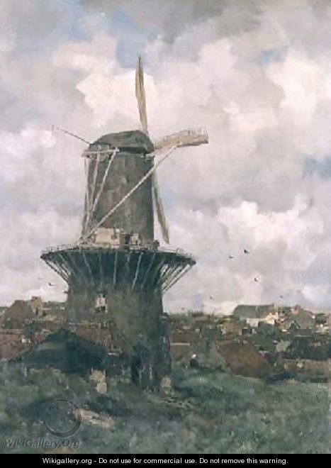 The Windmill - Jacob Henricus Maris