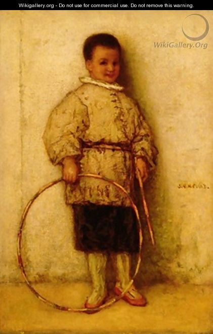 The Boy with a Hoop 1863 - Matthijs Maris