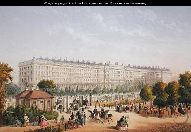 Hyde Park Gardens 1862 - Achille-Louis Martinet