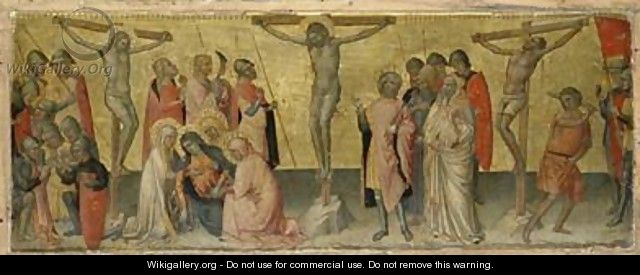 The Crucifixion of Christ 1390 - di Bartolomeo di Biagio Martino
