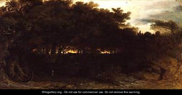 Twilight in the Woodlands 1850 - John Martin