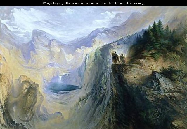 Manfred on the Jungfrau 1837 - John Martin