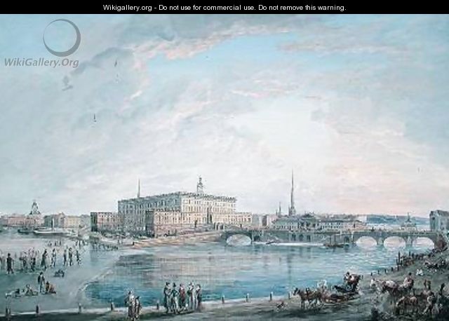 View of Stockholm from the Fersen Terrace - Elias Martin