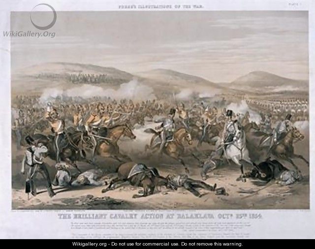 The Brilliant Cavalry Action at the Battle of Balaclava - (after) Martens, Henry