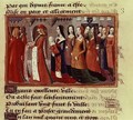 Presentation of the Dauphin 1403-61 the future Charles VII of France to the City of Paris from the Vigils of Charles VII 1484 - de Paris (known as Auvergne) Martial