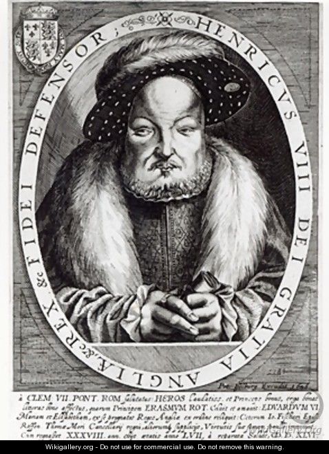 Portrait of Henry VIII - Cornelis Massys