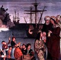 Mary Magdalene Boarding a Ship from the altarpiece of Saint Magdalen 1526 - Pera Matas
